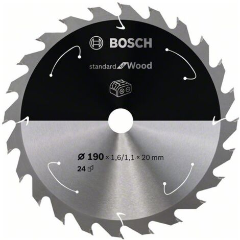 Bosch PRO Wood cordless Blatt für Kreissägen 190 x 1,6 x 20 mm - 2608837704
