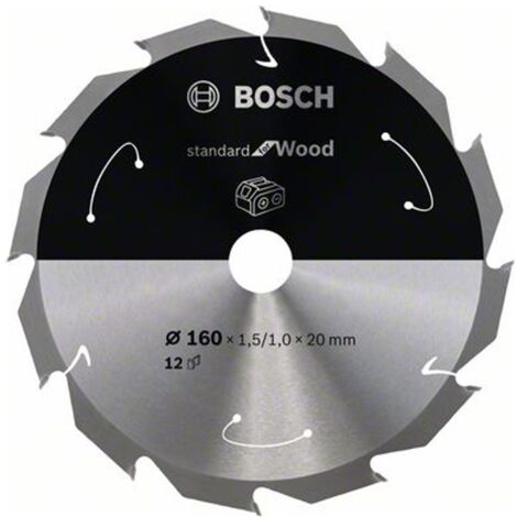 Bosch PRO Wood cordless Blatt für Kreissägen 160 x 1,5 x 20 mm - 2608837675