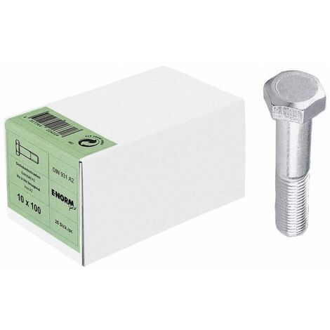 DIN 931 Sechskantschraube mit Schaft M 16 x 80 A2 blank (1/3)