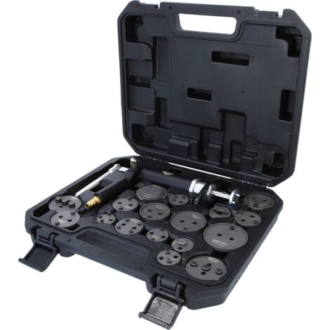 KS Tools Druckluftspindel-Bremskolbenwerkzeug-Satz, 18-tlg - 150.2000