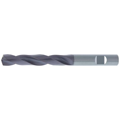 Fortis VHM-Spiralbohrer TiALN Typ UNI Schaft HB Innenkühlung 5xD 9,8 mm (1/5)