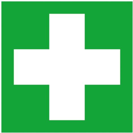 SafetyMarking Hinweißchild Alu B200xH200 mm Erste Hilfe langnachleuchtend (1/4)