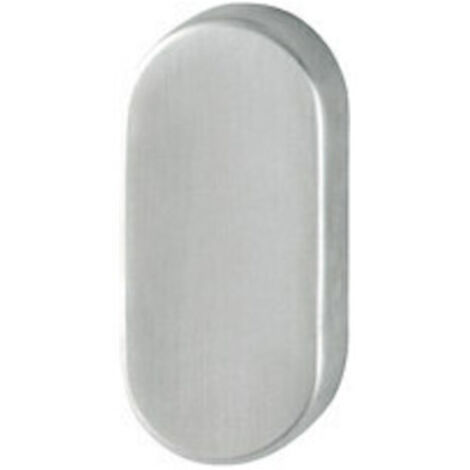 HOPPE FH-Schlüsselrosette FS-E55S, oval Blind Edelstahl matt