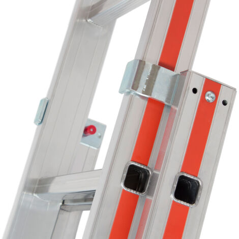 Hymer Seilzugleiter Zweiteilig, 2x14 Sprossen - Deutsche Qualität Mit Traverse