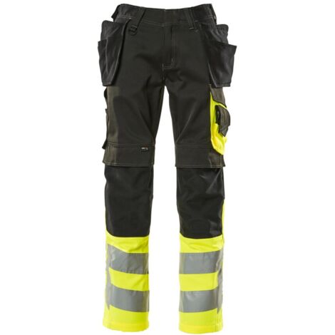 Mascot Hose mit Hängetaschen 17531-860-0917 Gr. 82C68 schwarz/hi-vis gelb (1/4)