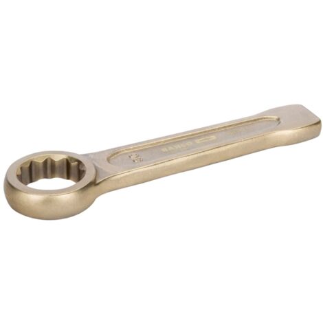 Bahco Funkenfreier 30-mm-Schlag-Ringschlüssel aus Aluminiumbronze, 185 mm