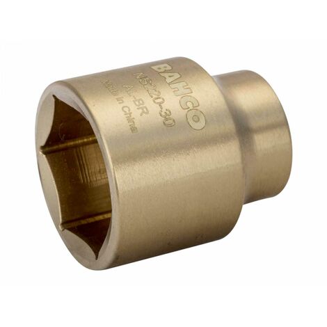 Bahco Steckschlüssel-Einsatz 1/2, funkenfrei, Aluminiumbronze, 8 mm - NS220-08"