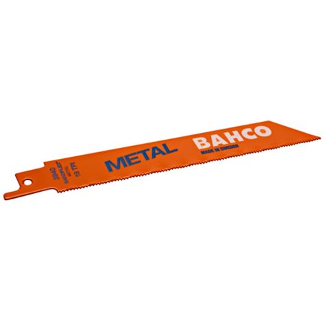 Bahco Sandflex Bimetall-Säbelsägeblätter-Satz für Metall 18 ZpZ, 150 mm - 5 Stk/Einzelhandelsverpackung (1/2)