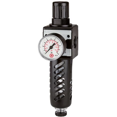 Riegler Filterregler »multifix«, mit PC-Behälter, Schutzkorb, BG 3, G 3/4