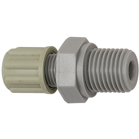 Riegler Gerade Einschraubverschraubung G 1/8 a., für Schlauch 8/10 mm, PA (1/3)
