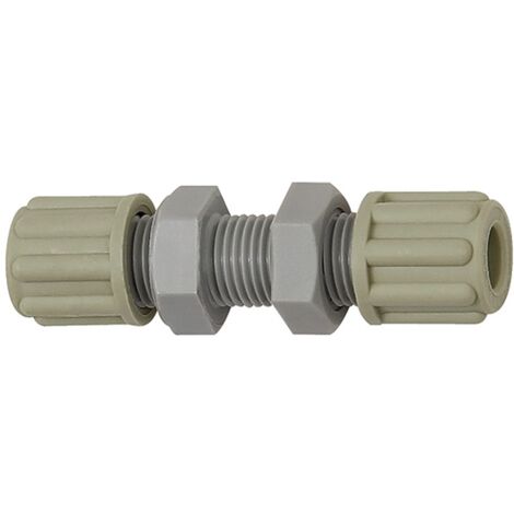 Riegler Gerade Schottverbindung, M16x1,5, für Schlauch 8/10 mm, SW 22, PA (1/3)