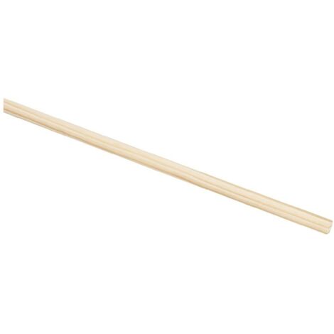 Nölle Holzbesenstiel 24 mm 160 cm, Rundkopf