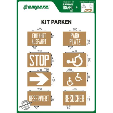Schablonenset Schablonen KIT Nr. 1 (1/2)