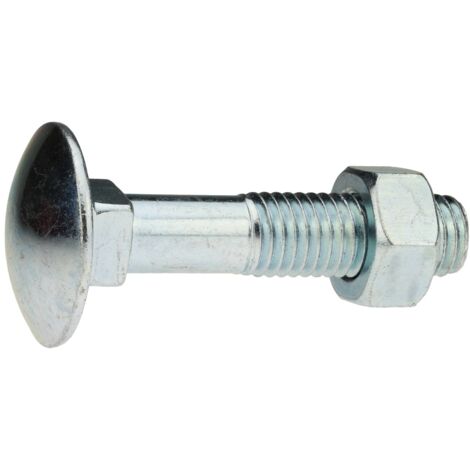 Reidl DIN 603 Flachrundschr. Vierkantansatz M 16 x 360 4.6 verzinkt, mit Mutter (1/4)