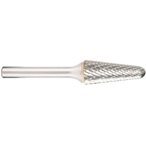 Projahn Hartmetallfräser, Form L Rundkegel, konisch 8° d1 3.0 mm, Schaftd. 3.0 mm Kreuzverzahnung (1/5)