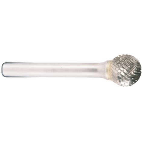Projahn Hartmetallfräser, Form D Kugel d1 6.0 mm, Schaftd. 6.0 mm Schnellfrässchliff für Aluminium (1/5)