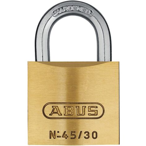 ABUS Vorhangschloss Messing 45/30 Triples B/SB