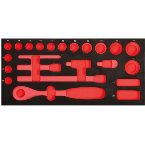 Projahn ProForm Einlage leer für 1/2 Xi-on Stecknüsse (1/3)
