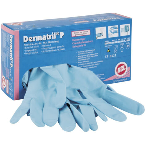 Honeywell Einweghandschuh Dermatril P 743, Gr. 6, Box a 50 Stück