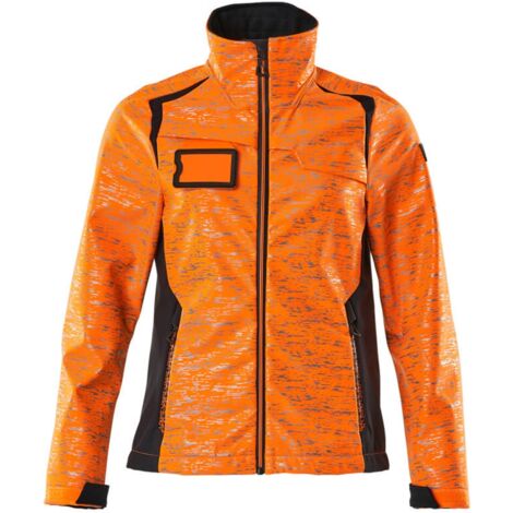 Mascot MASCOT ACCELERATE SAFE Damen Softshelljacke 19212-291 Gr. 4XL hi-vis orange/schwarzblau (1/5)