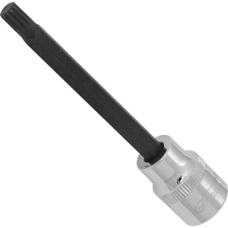 Schraubendrehereinsatz ∙ V6115 ∙ 3/8 Zoll (10 mm) Vierkant hohl ∙ Innen Vielzahn Profil XZN ∙ SW M6 (1/2)
