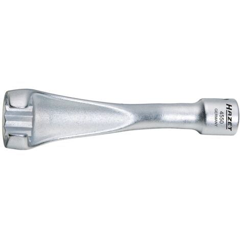 HAZET Einspritzleitungs-Schlüssel 4550 Vierkant hohl 10 mm (3/8 Zoll) Außen- (1/2)