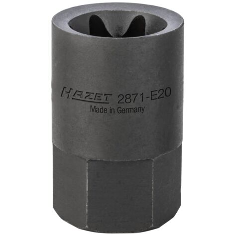 Hazet Bremssattel TORX Einsatz, Außen-Sechskant 22 mm, Außen TORX Profil, E20 (1/3)