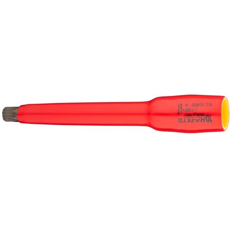Hazet Schraubendreher-Steckschlüsseleinsatz, Vierkant hohl 10 mm (3/8), Innen Vielzahn Profil XZN, M10 (1/3)
