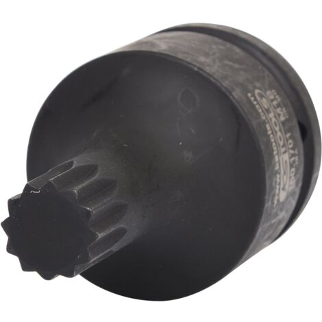 3/4" Kraft-Bit-Stecknuss für Vielzahn(XZN®)-Schrauben, kurz