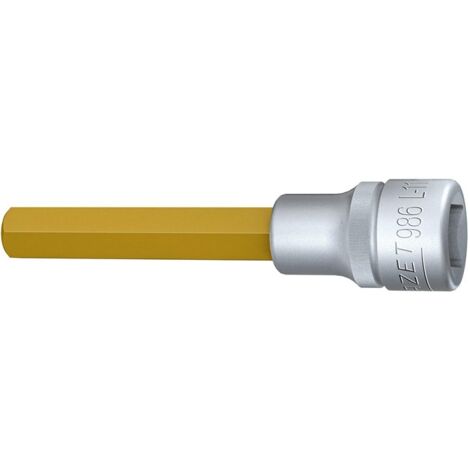 Hazet Schraubendreher-Steckschlüsseleinsatz 986L-11, 1/2 (12,5 mm) Vierkant hohl, Innen Sechskant Profil, SW 11 mm (1/5)