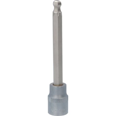 KS Tools 3/8 Bit-Stecknuss Innensechskant mit Kugelkopf, lang, 7 mm (1/5)