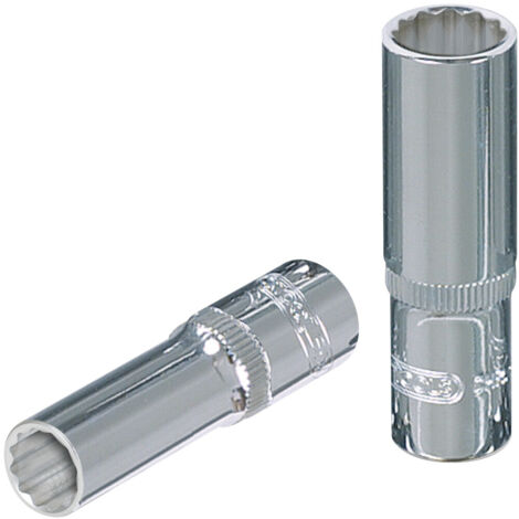 KS Tools 3/8 CHROMEplus 12-kant-Stecknuss, lang, 24 mm (1/4)