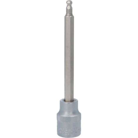 KS Tools 911.5394 Bit-Stecknuss – Kugelkopf-Innensechskant Lang Für 3/8" Antrieb, 4mm