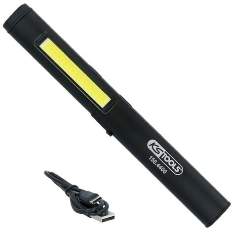 KS Tools LED COB Stripe Inspektionslampe 350 Lumen mit UV-Spot LED und Laserpointer