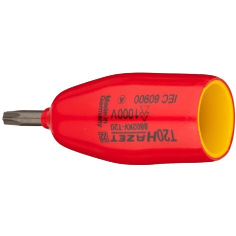 Hazet Schraubendreher-Steckschlüsseleinsatz, schutzisoliert 8802KV-T20, 3/8 (10 mm) Vierkant hohl, Innen TX Profil, SW T20 (1/5)
