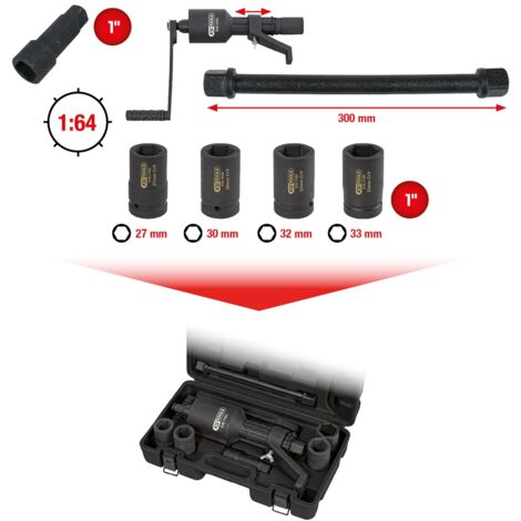 KS Tools Universal-Kraftvervielfältiger-Satz, 7-tlg (1/5)