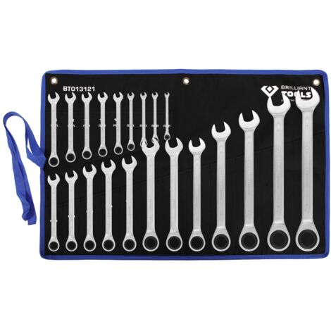 Brilliant Tools  BT013121 Ratschenringschlüssel-Satz, 21-tlg, 6 - 32 mm