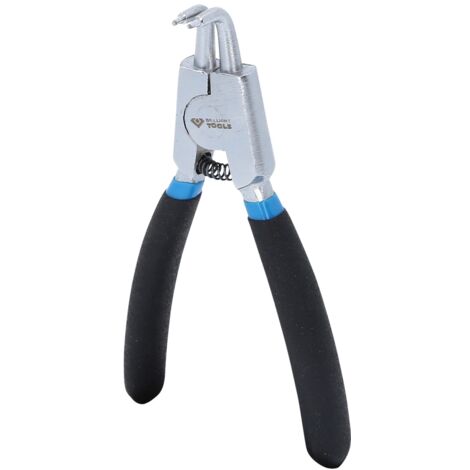 Brilliant Tools  BT067006 Seegeringzange für Außensicherungsringe, abgewinkelt,