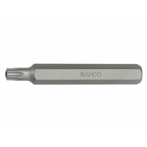 Bahco 10 mm Bits für TORX-Schrauben mit Sicherungsstift, TR30, lang