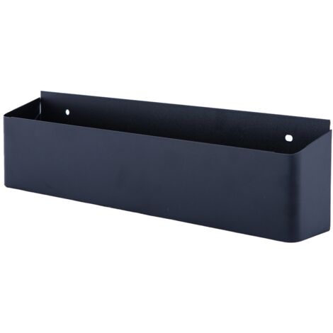 Sprühdosen Wandhalter Aus Stahl - Für 5 Dosen Mit Papiertuchhalter, 43x9,6x10,2cm Schwarz