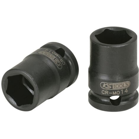 KS Tools 3/8 Sechskant-Kraft-Stecknuss, kurz, 19 mm (1/3)