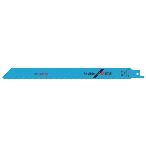 Bosch Accessories 2608657552 Säbelsägeblatt S 1122 BF Flexible for Metal, 25er-Pack Sägeblatt-Länge