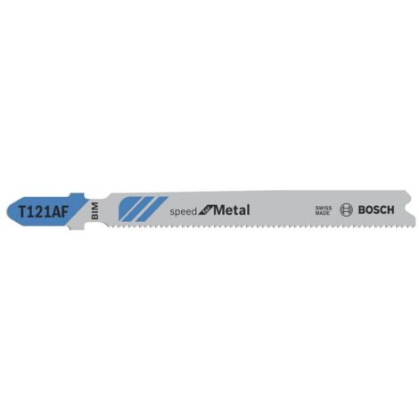 Bosch Stichsägeblatt T 121 AF Speed for Metal, 25er-Pack