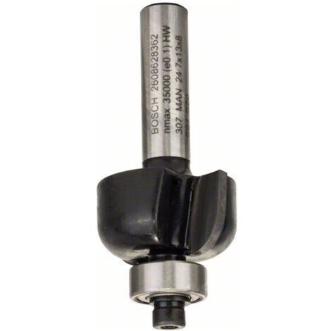 Bosch Hohlkehlfräser, 8 mm, R1 6 mm, D 24,7 mm, L 13 mm, G 53 mm