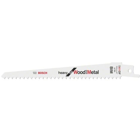 BOSCH Säbelsägeblatt S611DF Holz und Metall - 25er Packung - 2608657561