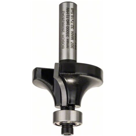 Abrundfräser 8 mm R1 10 mm L 165 mm G 57 mm  BOSCH 2608628342