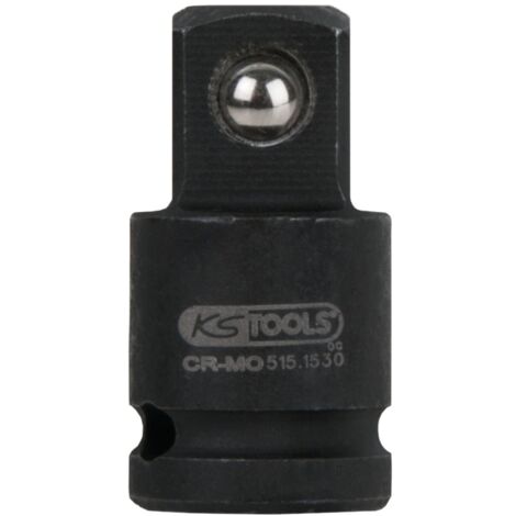 KS Tools 515.1530 1/4'' Kraft-Stecknuss-Adapter, 1/4''F x 3/8''M (1/3)