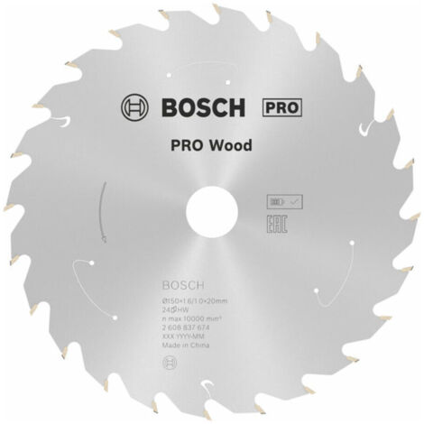 Bosch PRO Wood cordless Blatt für Kreissägen 150 x 1,6 x 20 mm - 2608837674 (1/5)