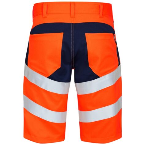 ENGEL Engel Safety Short m. Elastan 6546-314-10165 Gr. 48 orange/blue ink (1/2)