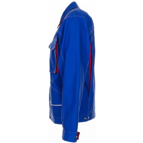 Planam Damen Bundjacke Kornblau - Praktische Arbeitsjacke Mit Vielen Taschen